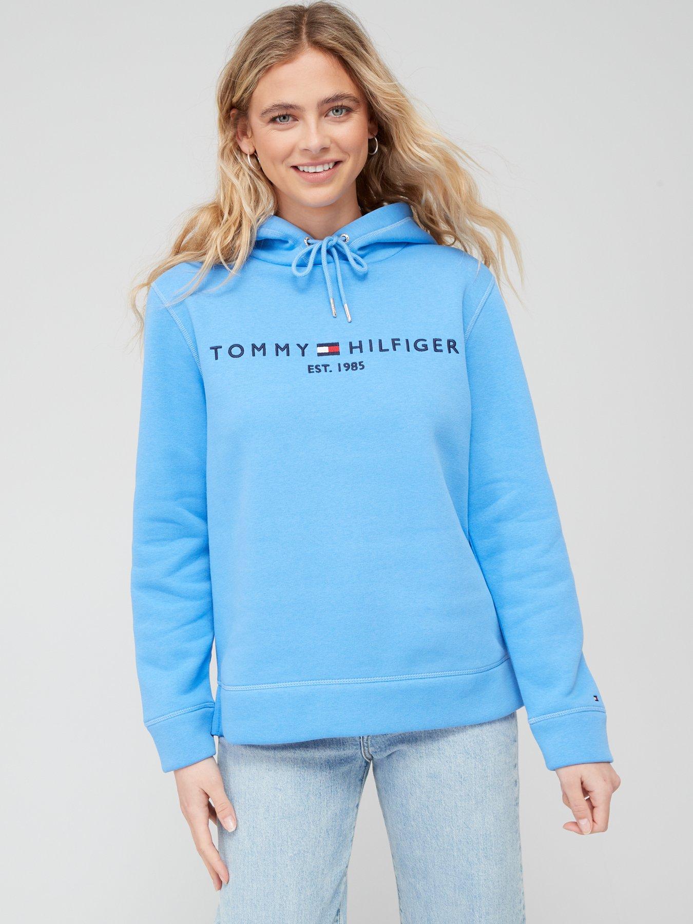 Tommy hilfiger store blue sweatshirt womens