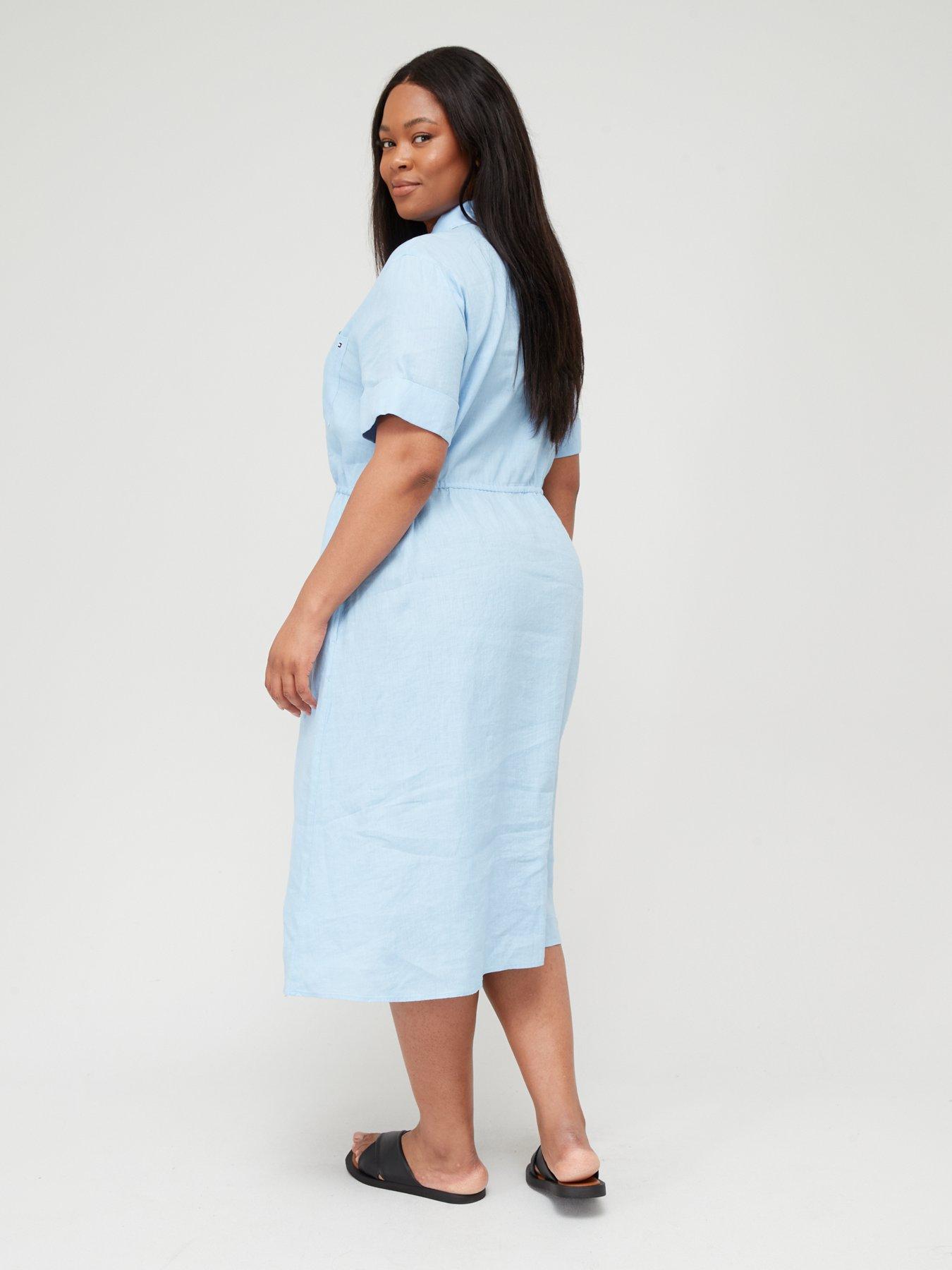 Blue tommy hotsell hilfiger dress