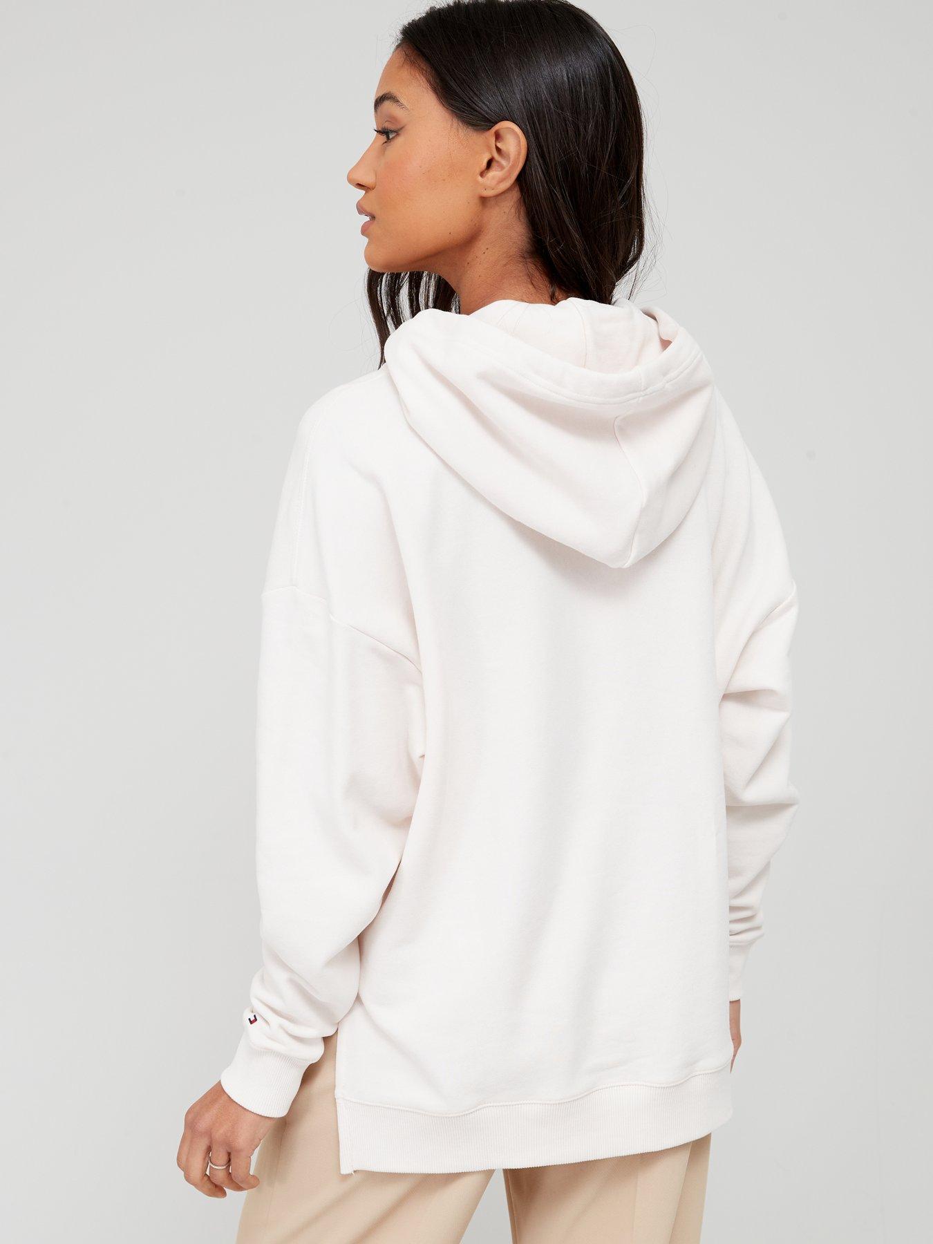 White tommy hilfiger hoodie womens new arrivals