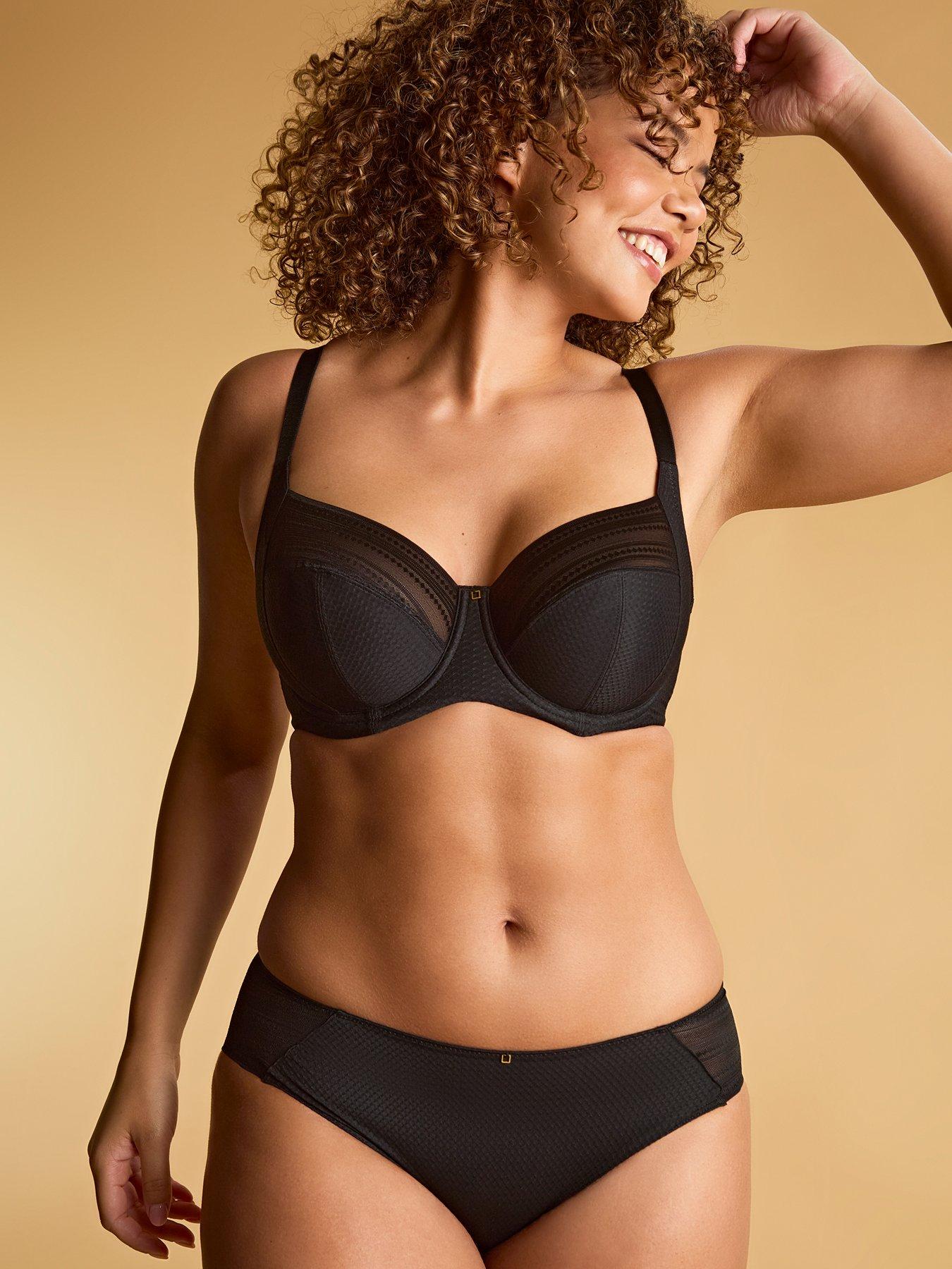 Image 1 of 6 of Panache Serene Black Wired Full Cup Bra