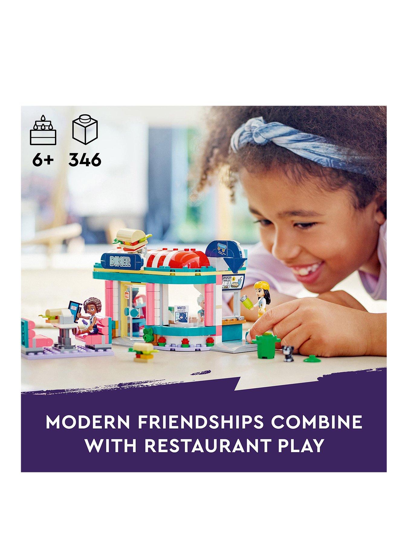 LEGO Friends Heartlake Downtown Diner Playset 41728 | Very.co.uk