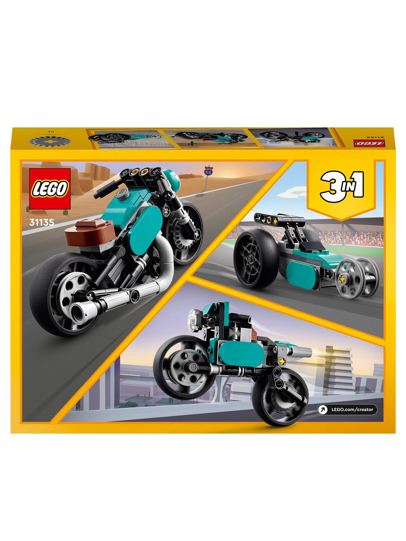 3 in 1 Vintage Motorcycle Set 31135