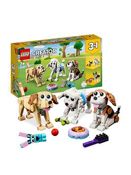 lego creator 3 in 1 adorable dogs animal toys 31137