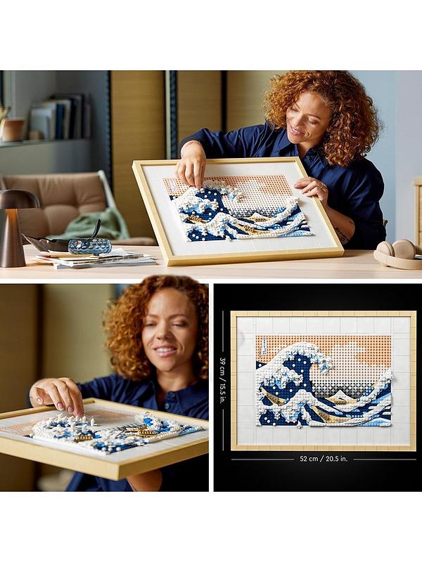 Image 4 of 6 of LEGO ART Hokusai &ndash; The Great Wave Craft Set 31208