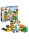 Image thumbnail 1 of 7 of LEGO Duplo Construction Site Building Toy 10990