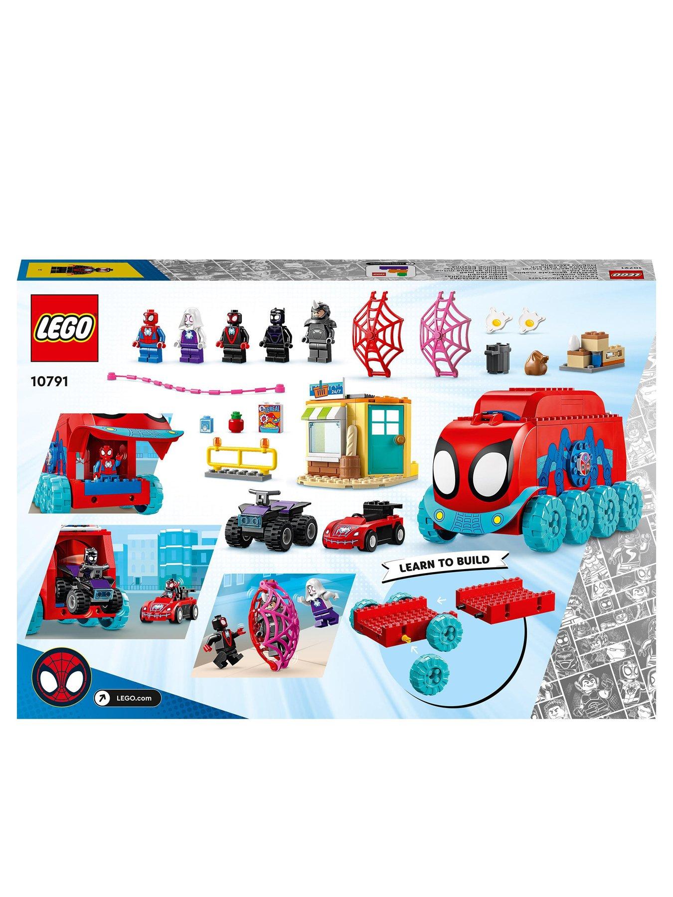 LEGO Spiderman Team Spidey's Mobile Headquarters Set 10791 | Very.co.uk