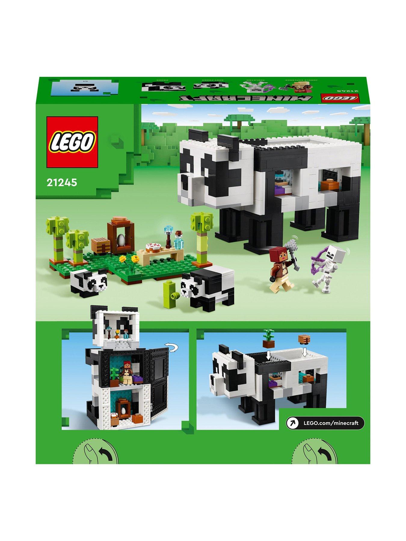 Lego minecraft panda discount instructions