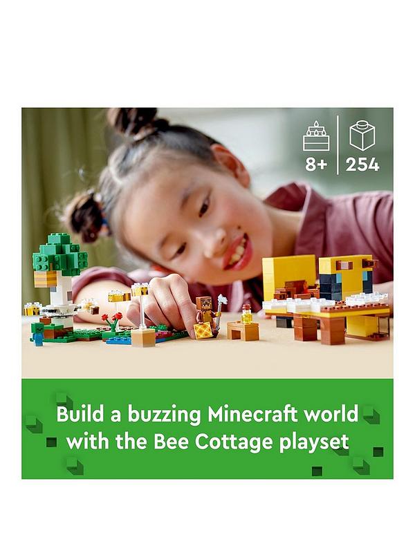 Image 2 of 7 of LEGO Minecraft The Bee Cottage Building Toy 21241