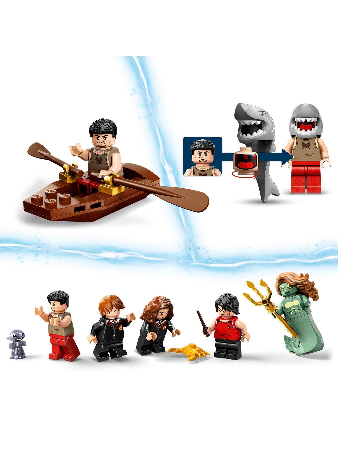 LEGO Harry Potter Triwizard Tournament: The Black Lake Building Set 76420 -  Goblet of Fire Toy Playset with Harry, Hermione, and Ron Minifigures,  Magical Collection Set for Kids, Boys & Girls 