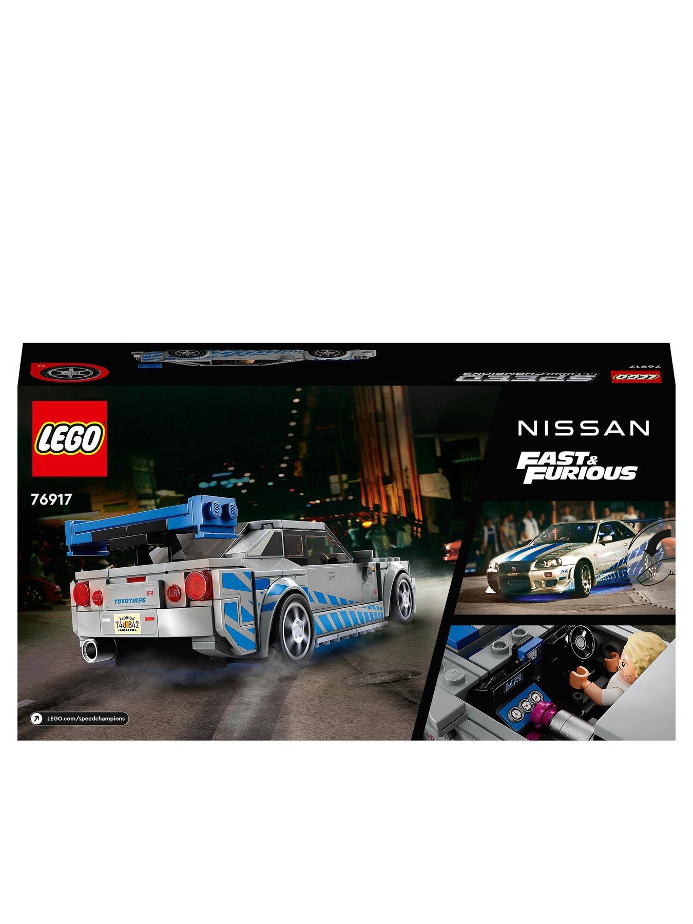 LEGO Speed Champions 2 Fast 2 Furious Nissan Skyline GT-R R34 Paul Walker  76917