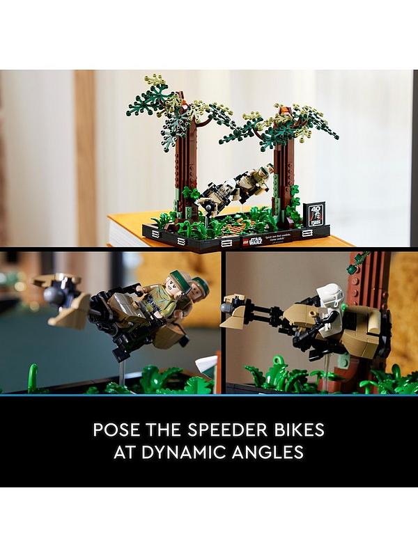 Image 4 of 6 of LEGO Star Wars Endor&trade; Speeder Chase Diorama