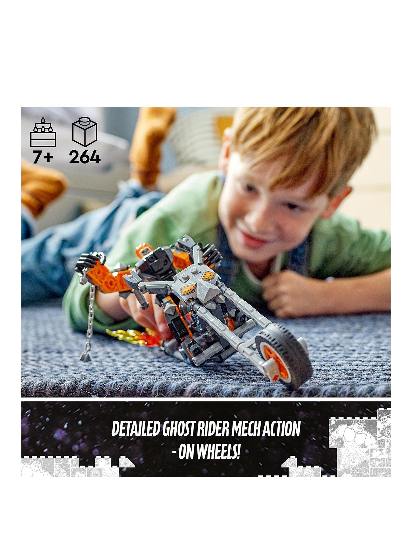 LEGO Marvel Ghost Rider Mech & Bike Motorbike Toy 76245 