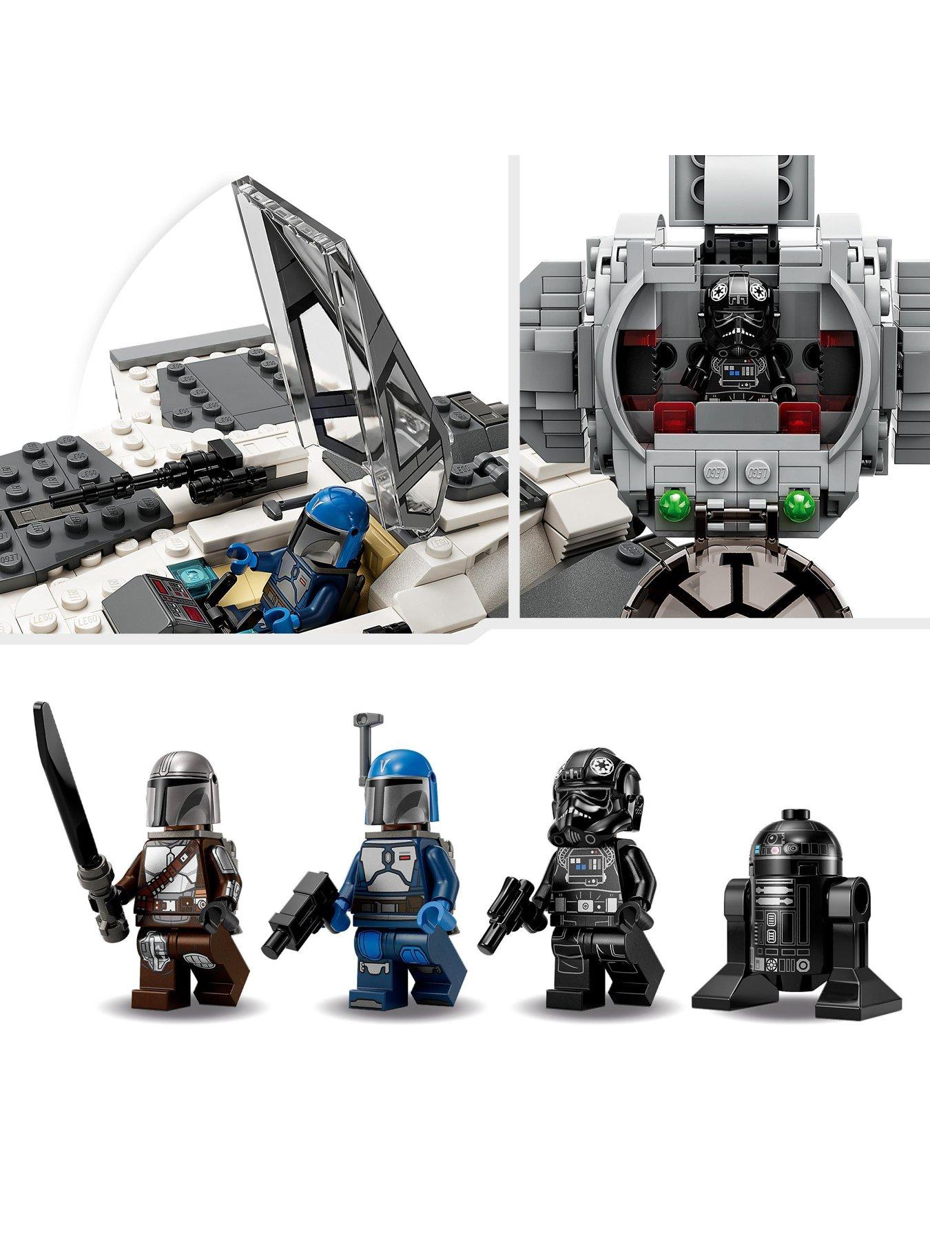 LEGO Mandalorian Fang Fighter vs. TIE Interceptor – Star Wars: The  Mandalorian – 75348