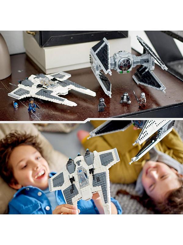 Image 5 of 7 of LEGO Star Wars Mandalorian Fang Fighter vs. TIE Interceptor 75348