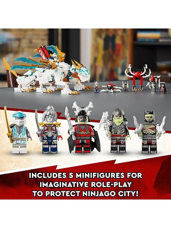 Image 6 of 7 of LEGO Ninjago Zane&rsquo;s Ice Dragon Creature Toy 71786
