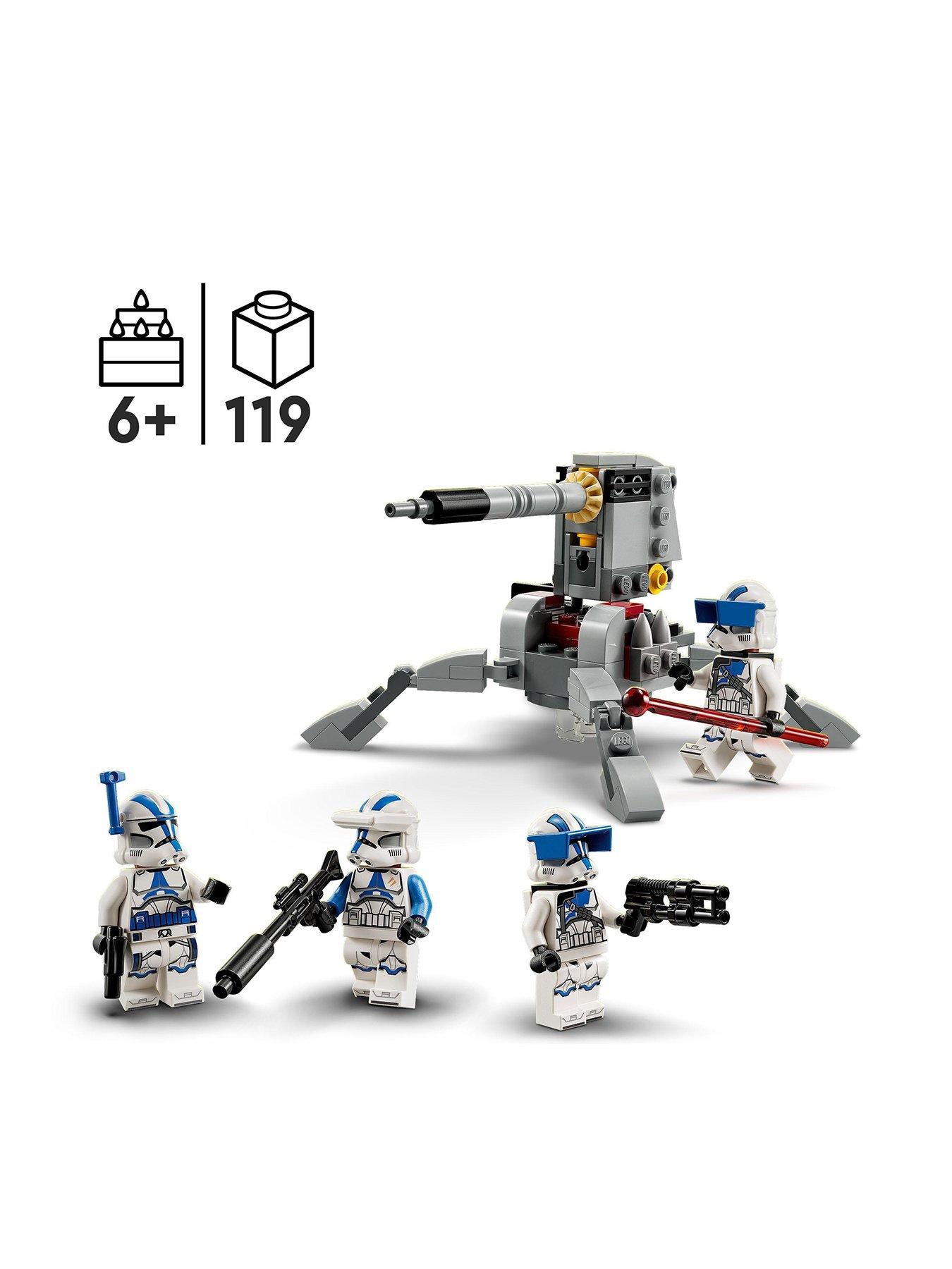 Lego star wars jedi deals and clone troopers battle pack