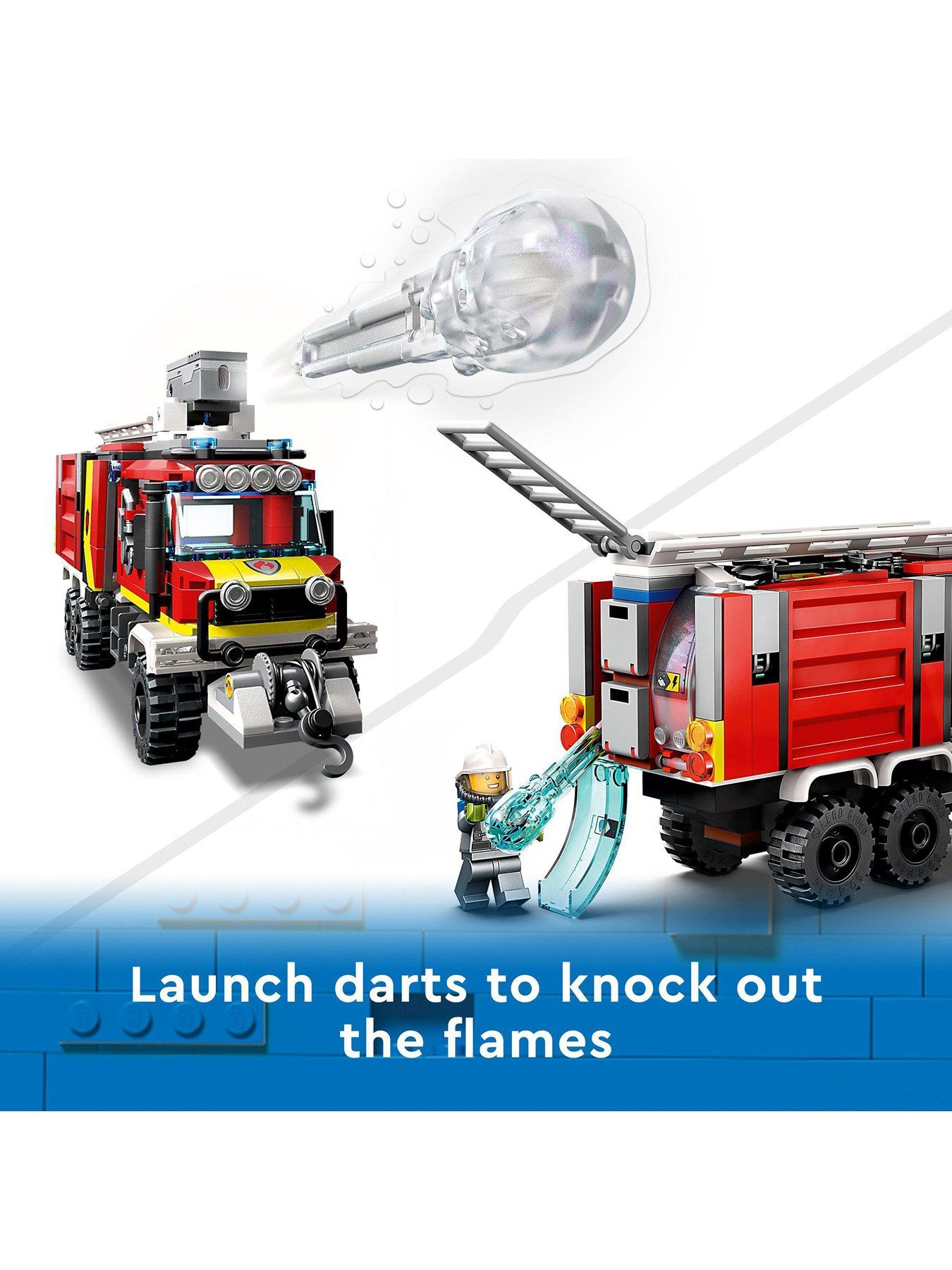 LEGO City Fire Command Unit Truck Toy 60374 | Very.co.uk