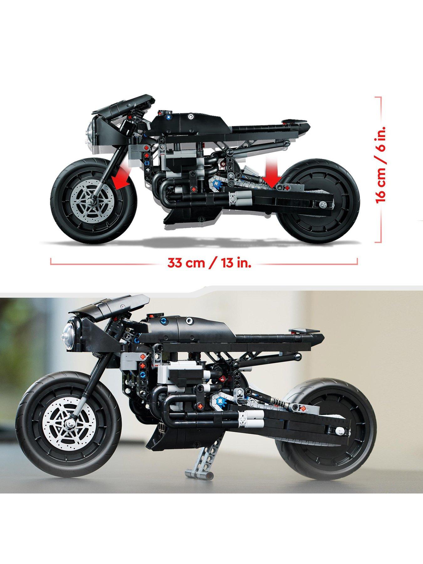 LEGO Technic THE BATMAN – BATCYCLE Set 42155, Collectible Toy Motorcycle,  Scale Model Building Kit of the Iconic Super Hero Bike from 2022 Movie 