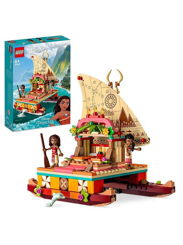 Image 1 of 7 of LEGO Disney Princess Moana's Wayfinding Boat 43210