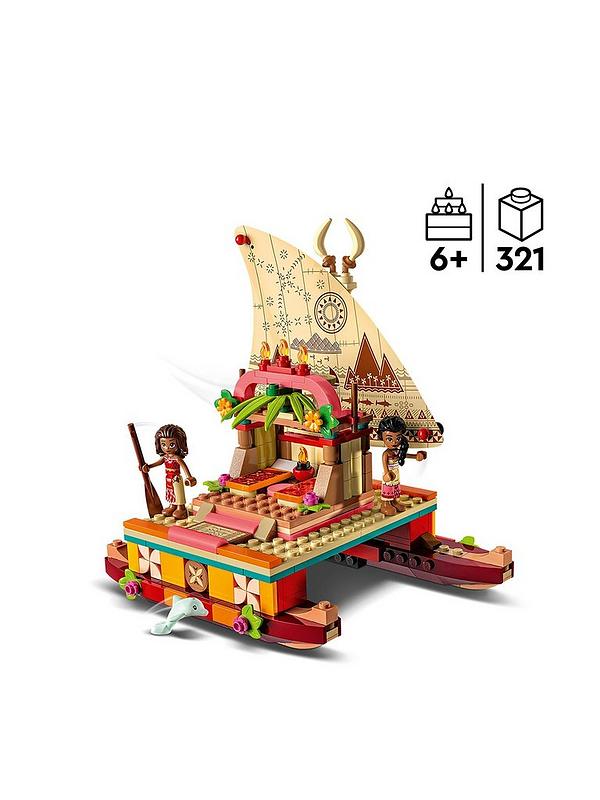 Image 2 of 7 of LEGO Disney Princess Moana's Wayfinding Boat 43210