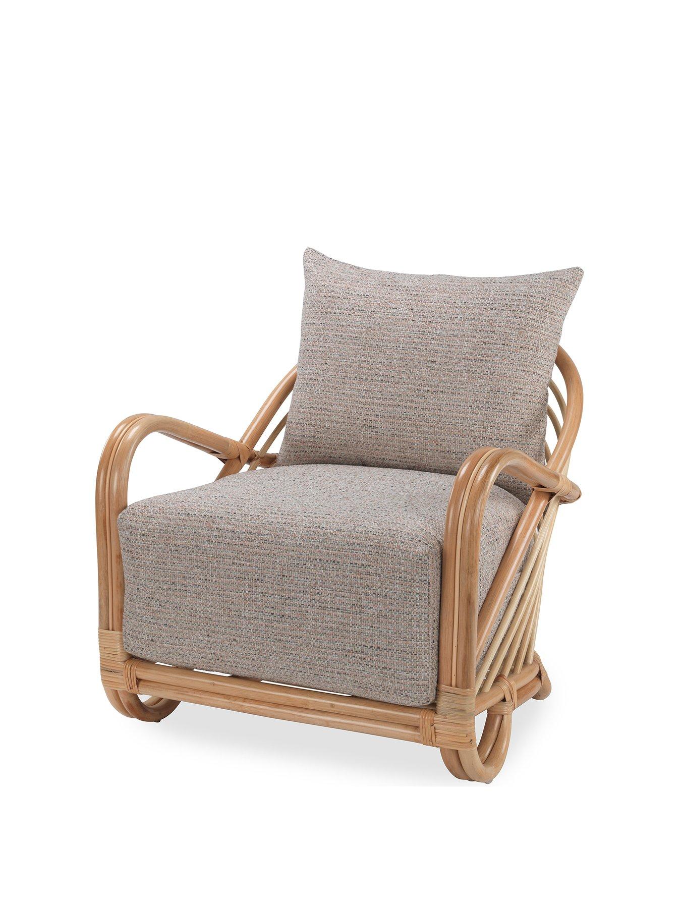 Product photograph of Desser Arch Chair In Blush Tweed from very.co.uk
