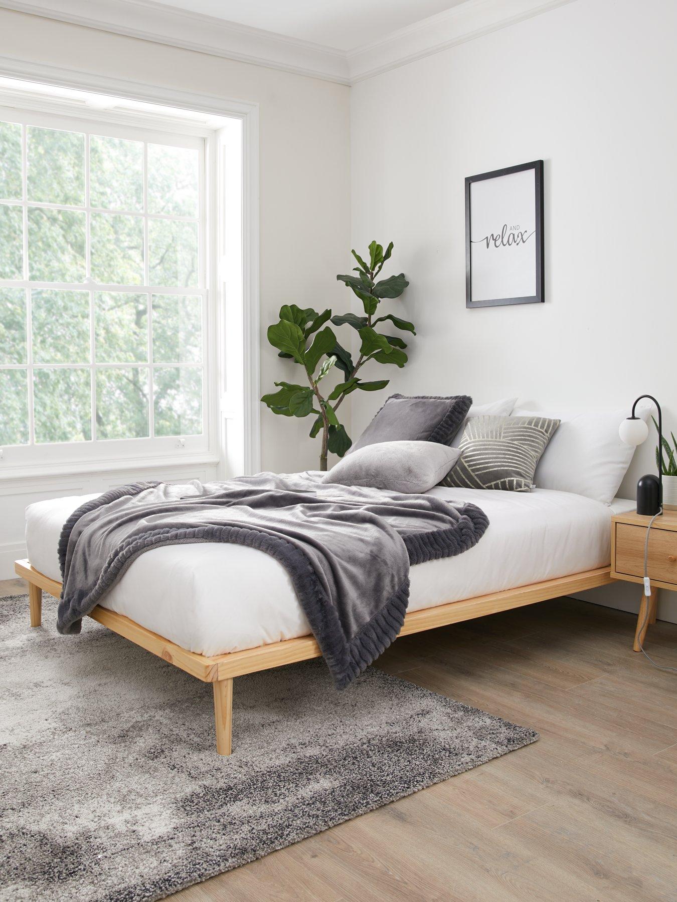 Product photograph of Everyday Ren Platform Double Bed - King from very.co.uk