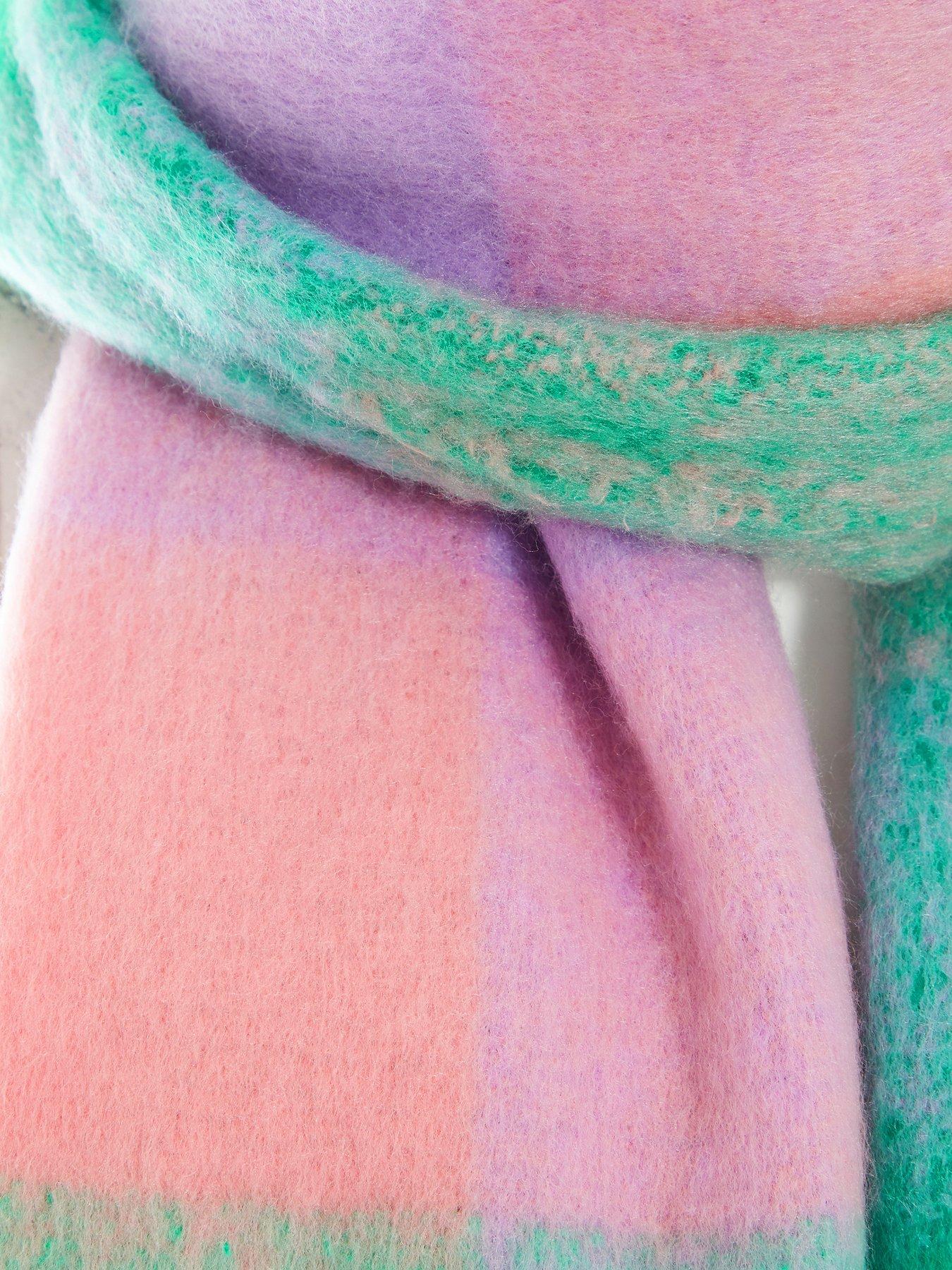 Image 2 of 2 of Quiz Checked Knit Scarf