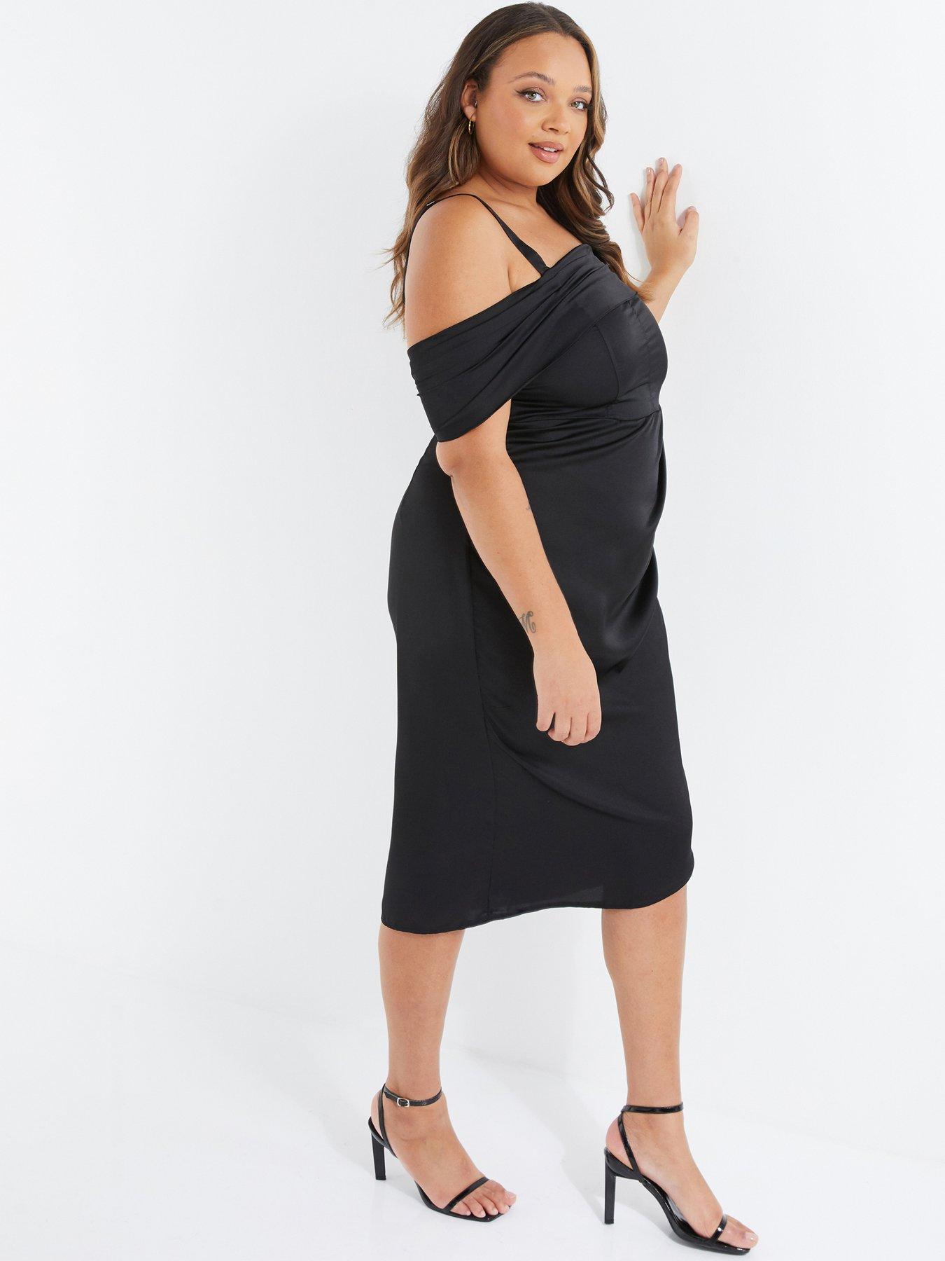 Quiz curve store plus size dresses