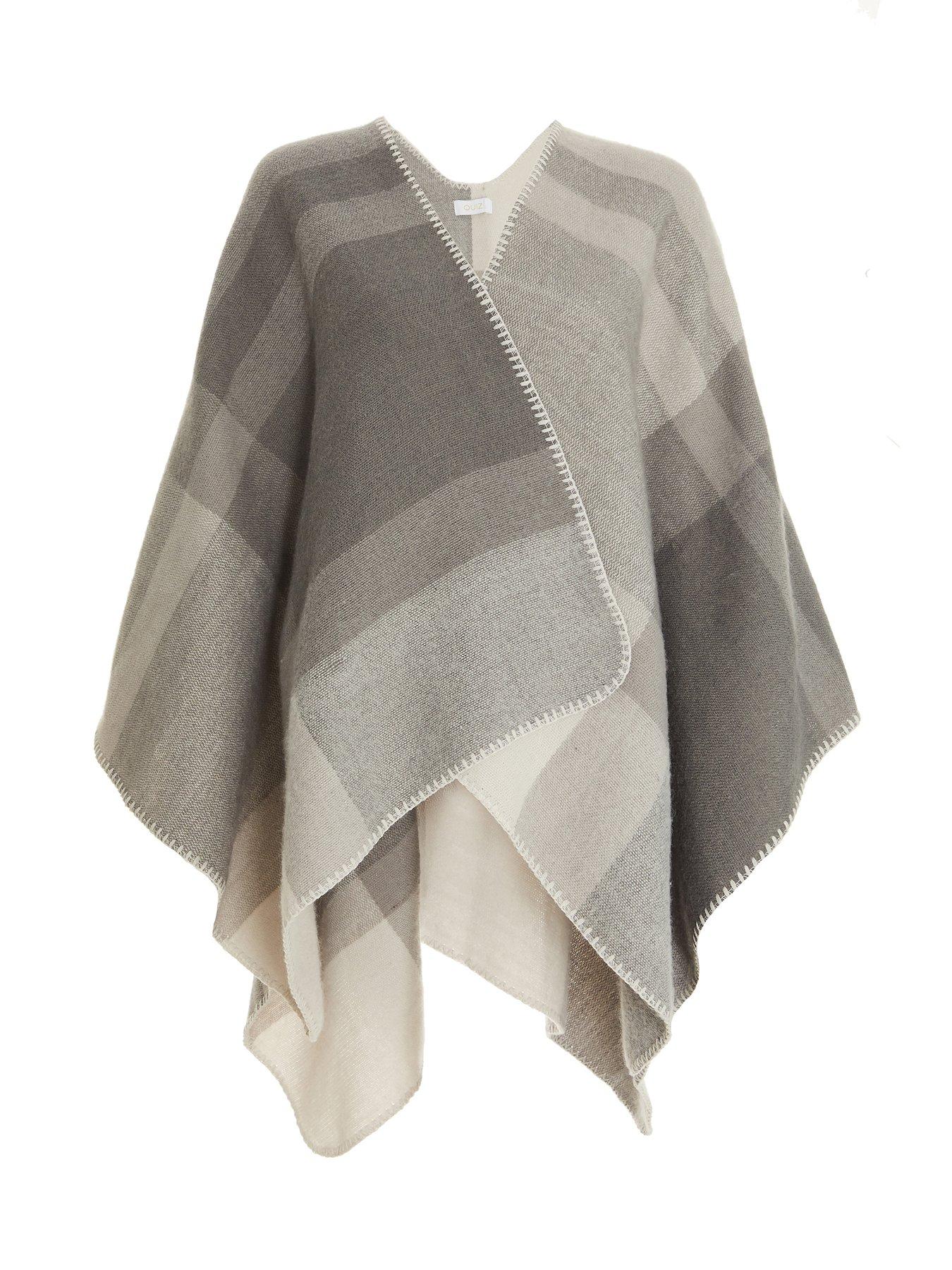 Image 2 of 4 of Quiz Check Cape - Grey