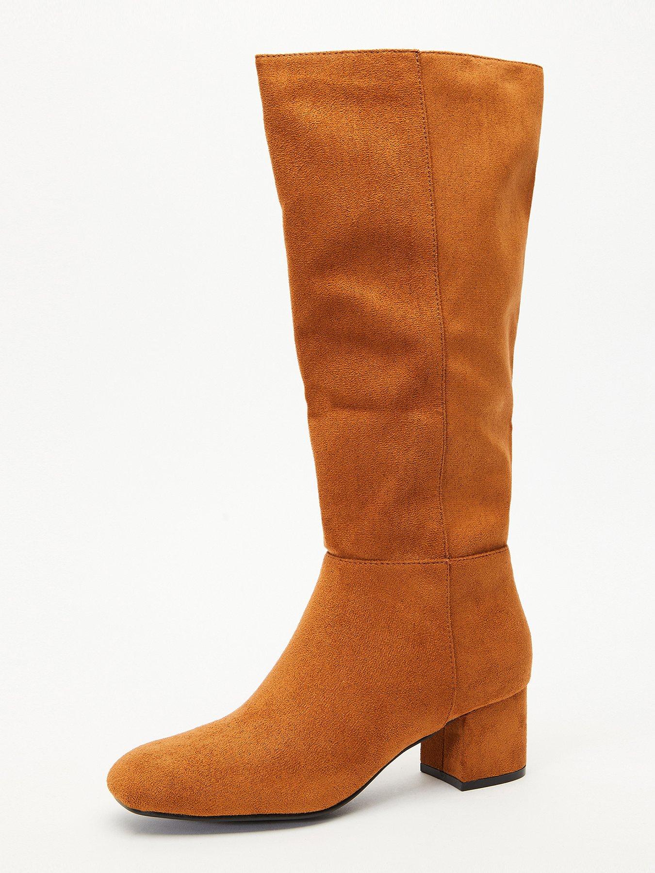 Light tan tall clearance boots