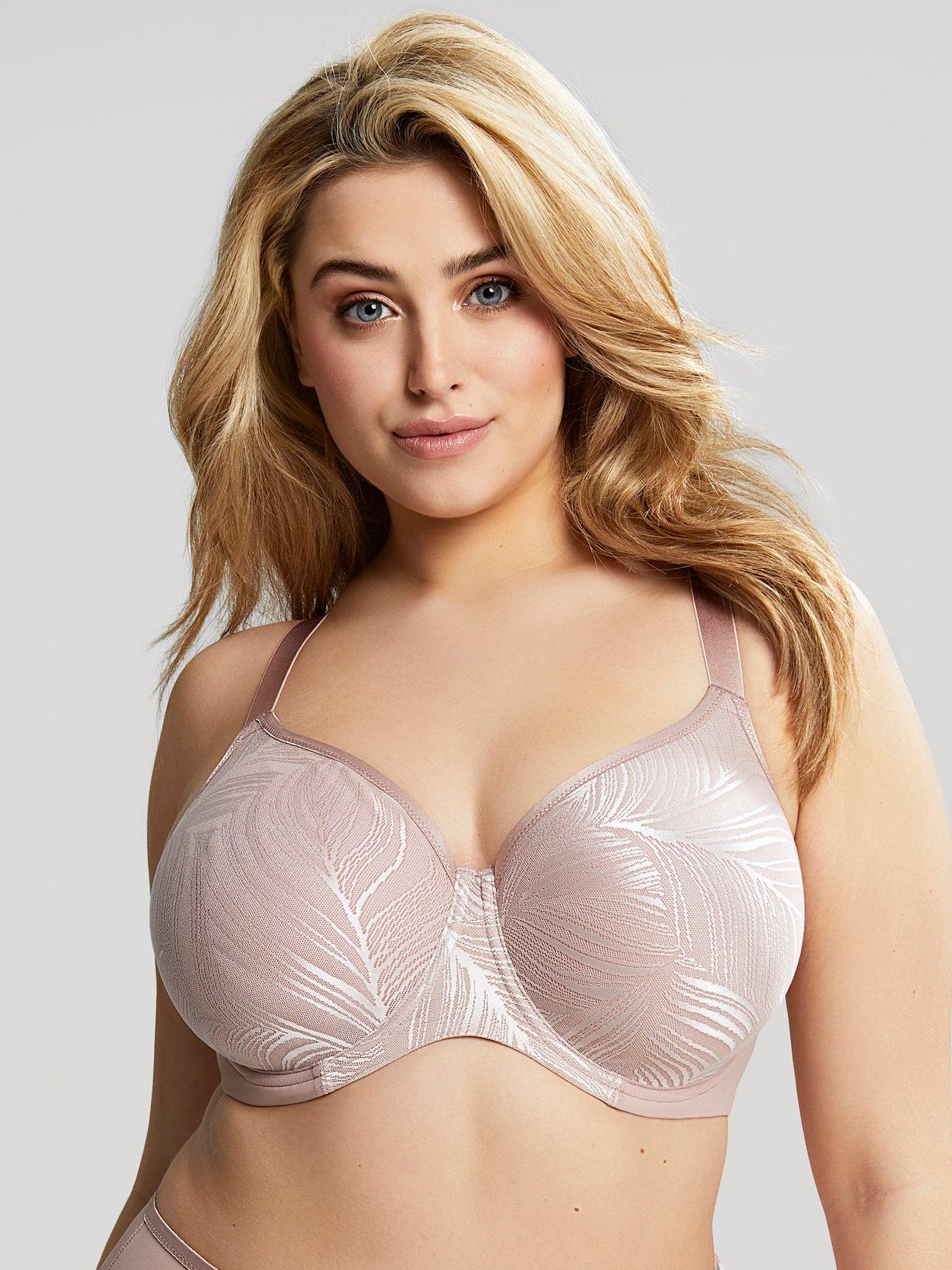 Pour Moi Reflection Front Fastening Padded Bra - White