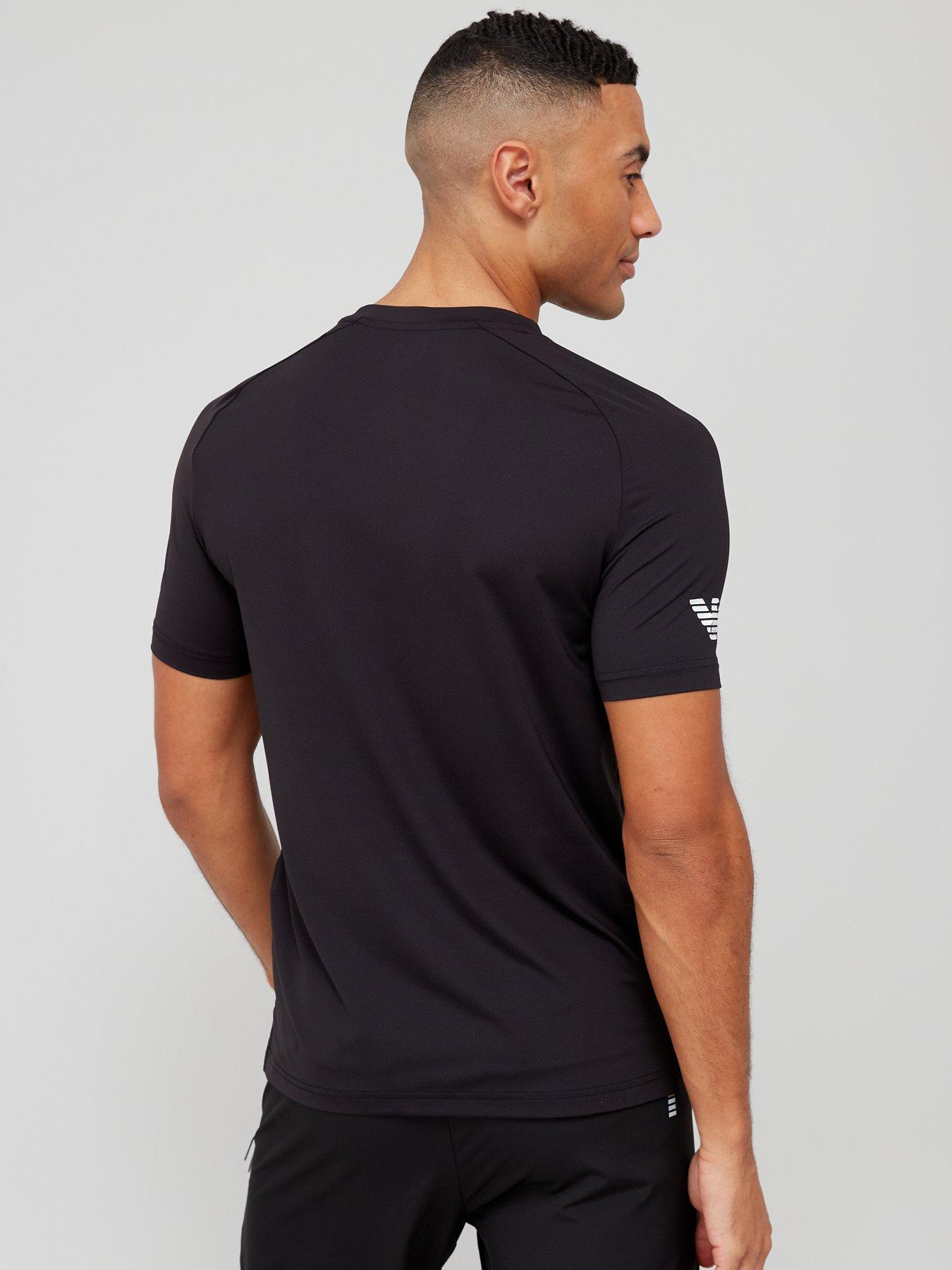 EA7 Emporio Armani Ventus Training T-shirt - Black | Very
