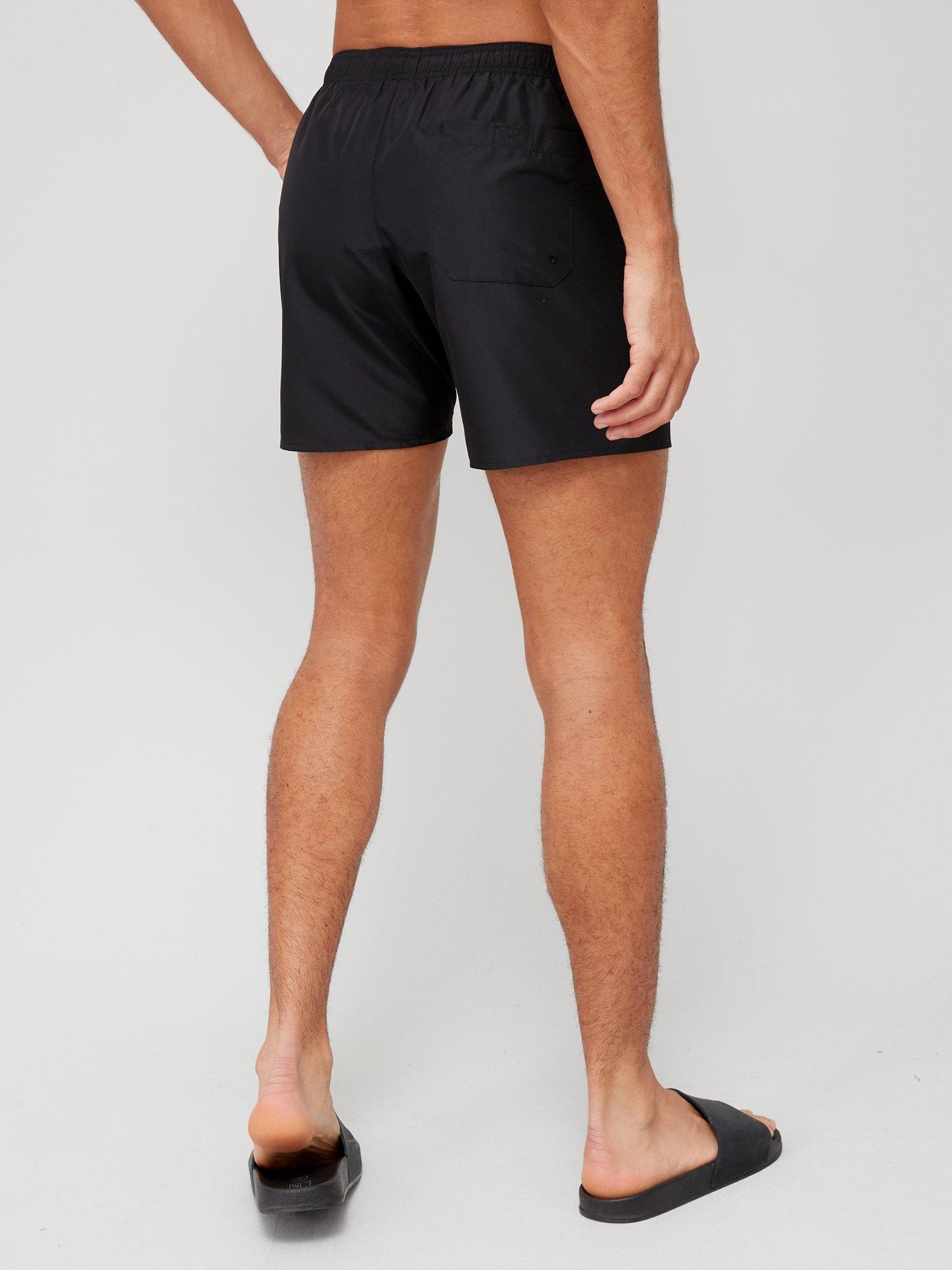 Nike swim super short hotsell swim shorts in black