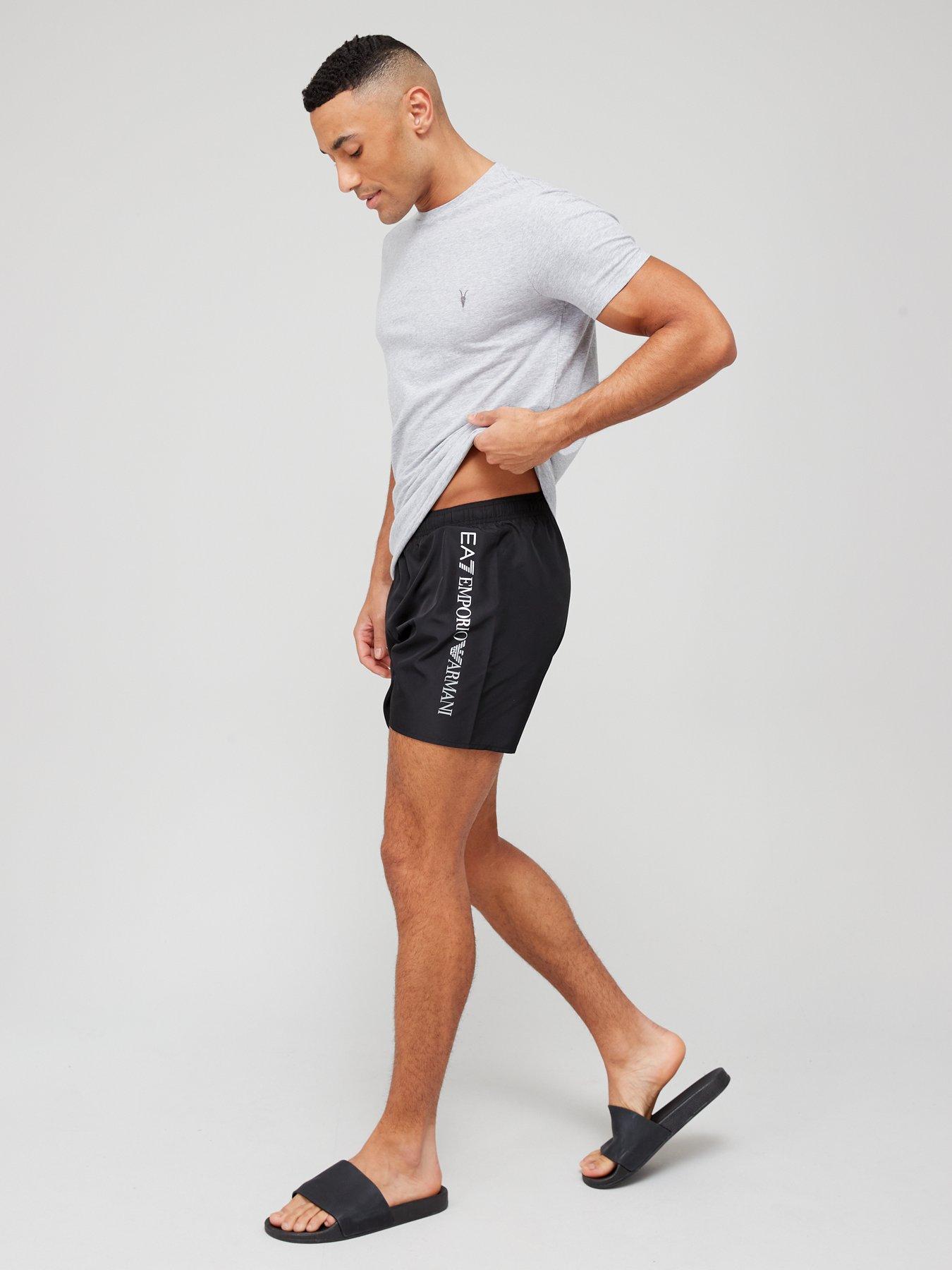 Sea World Extended Logo Swim Shorts Black