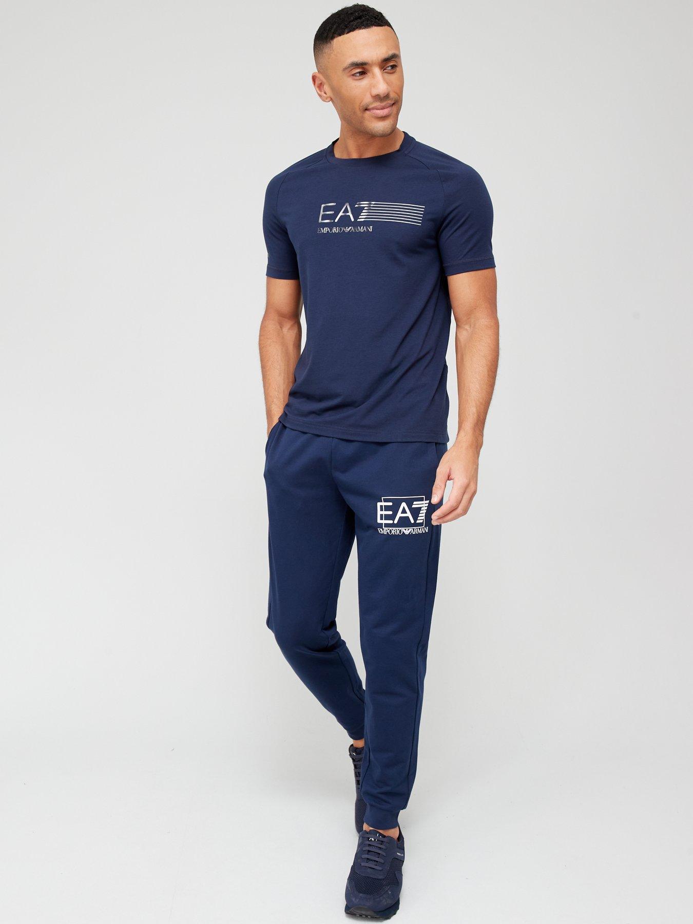 EA7 Emporio Armani Natural Ventus T shirt Navy