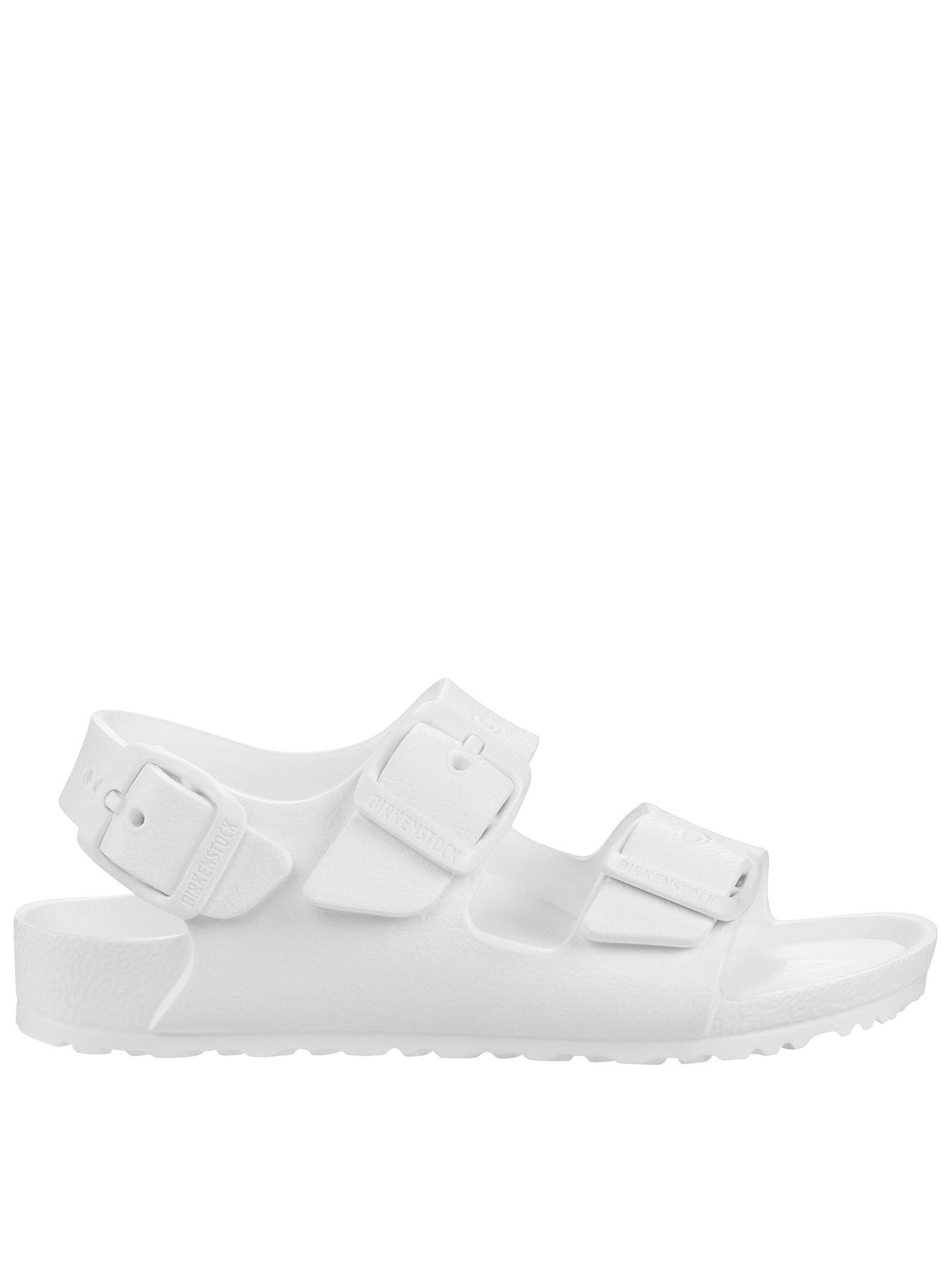 Birkenstock Milano Eva Kids White Sandal | Very.co.uk