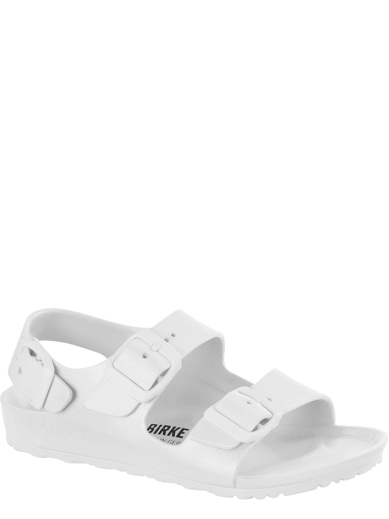 Birkenstock Milano Eva Kids White Sandal | Very.co.uk