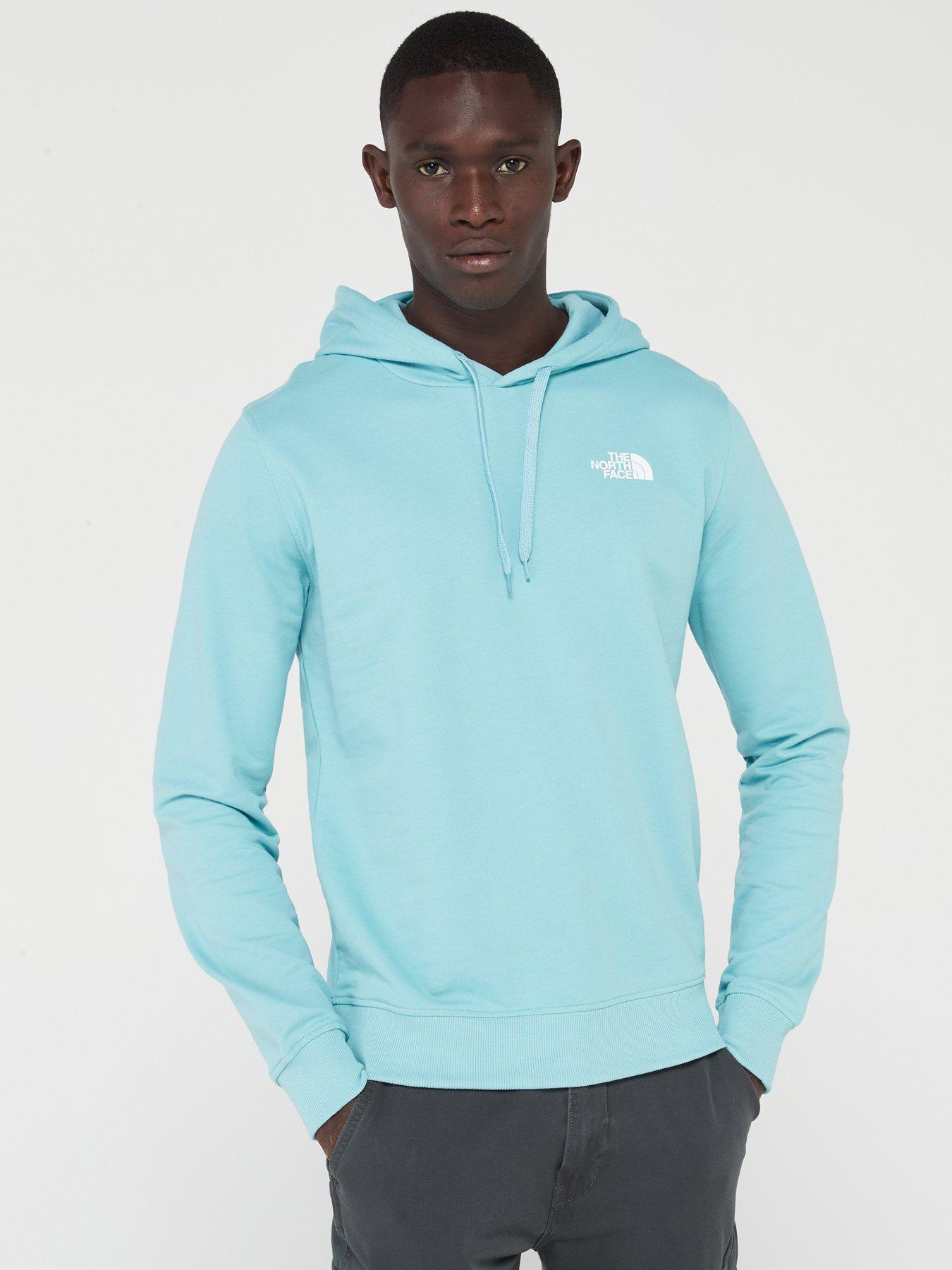 THE NORTH FACE Men's Seasonal Drew Peak Overhead Hoodie - Light Blue |  very.co.uk