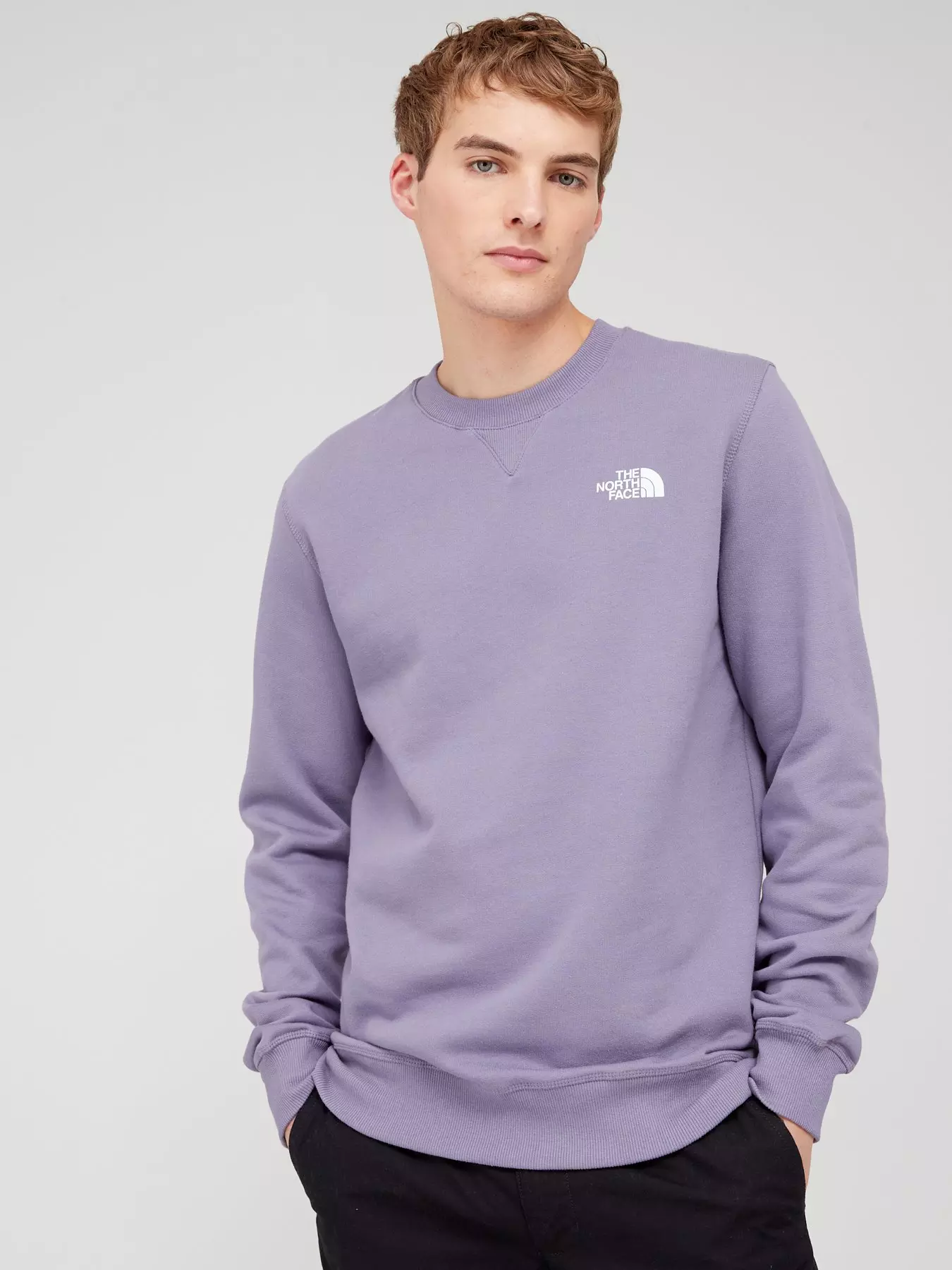 the north face purple sweatshirt