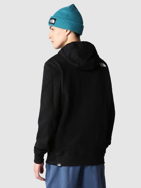 stillFront image of the-north-face-mens-simple-dome-hoodie-black
