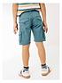 image of fatface-boys-lulworth-cargo-shorts-teal-green