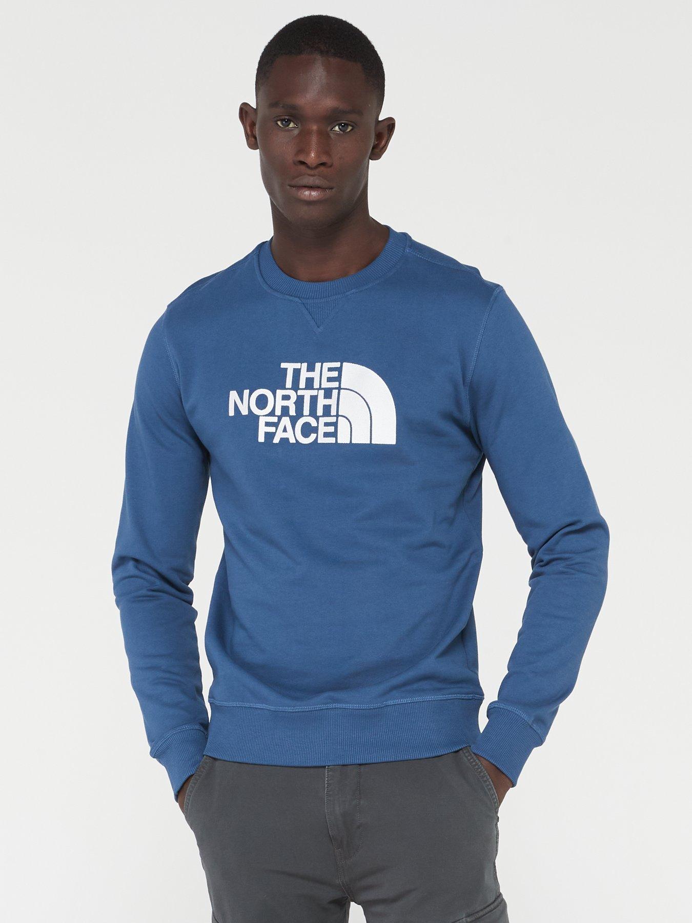 THE NORTH FACE Drew Peak Crew Neck Sweatshirt - Navy | very.co.uk