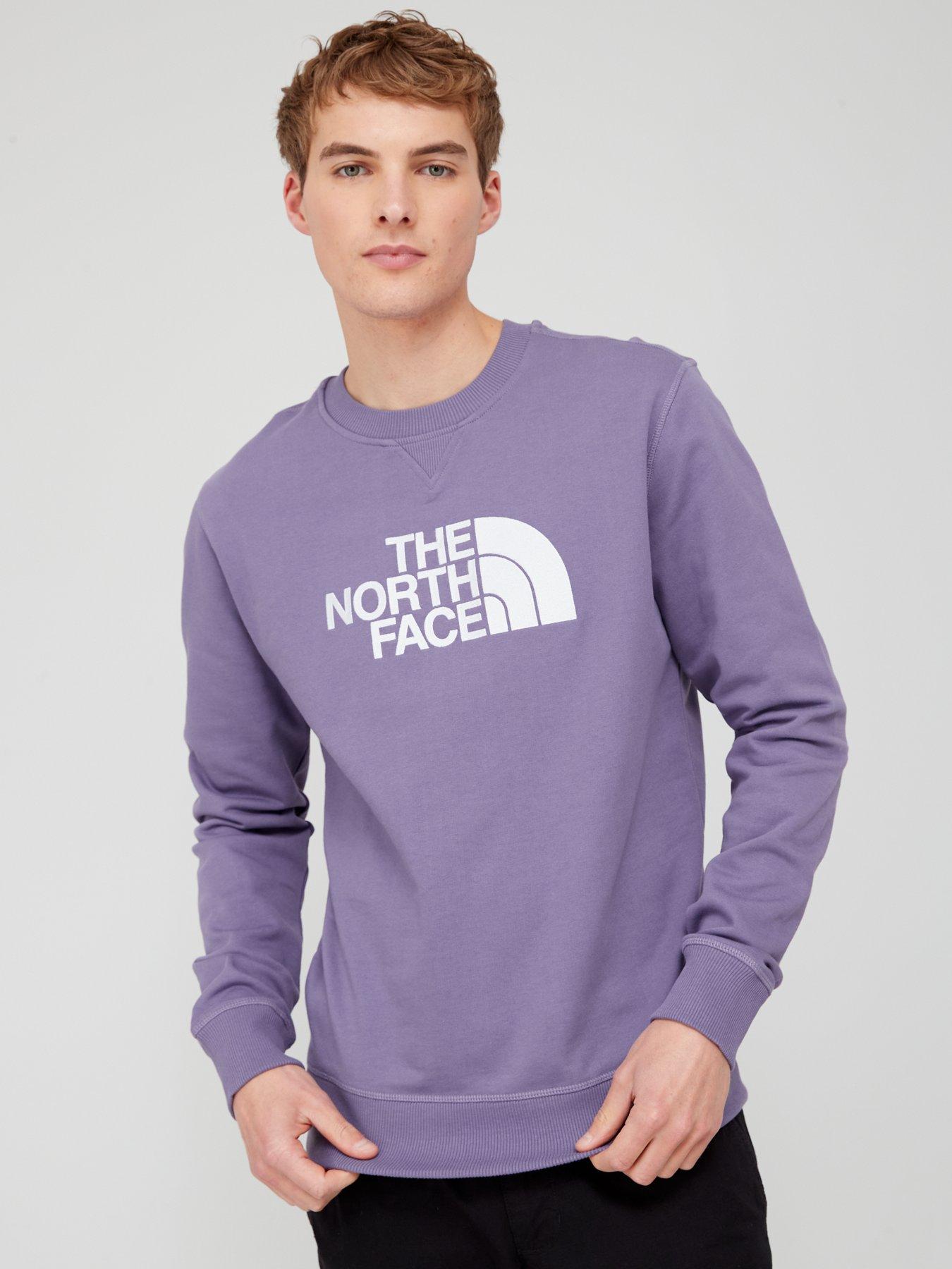 the north face purple sweatshirt