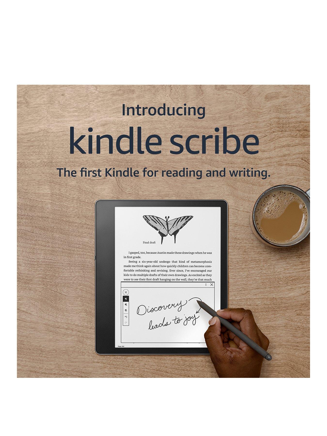 Kindle Scribe (16 GB) the first Kindle and digital notebook, all in  one, with a 10.2” 300 ppi Paperwhite display, includes Basic Pen