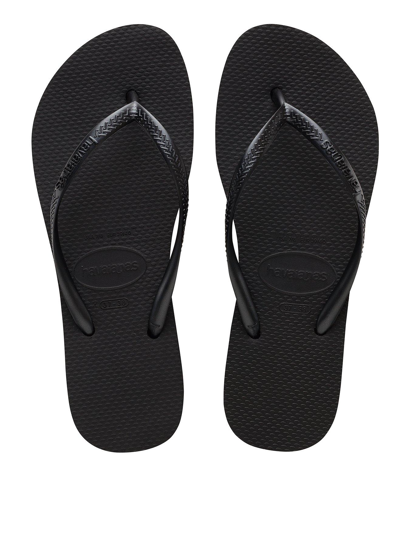 Hav Slim Sandal Black