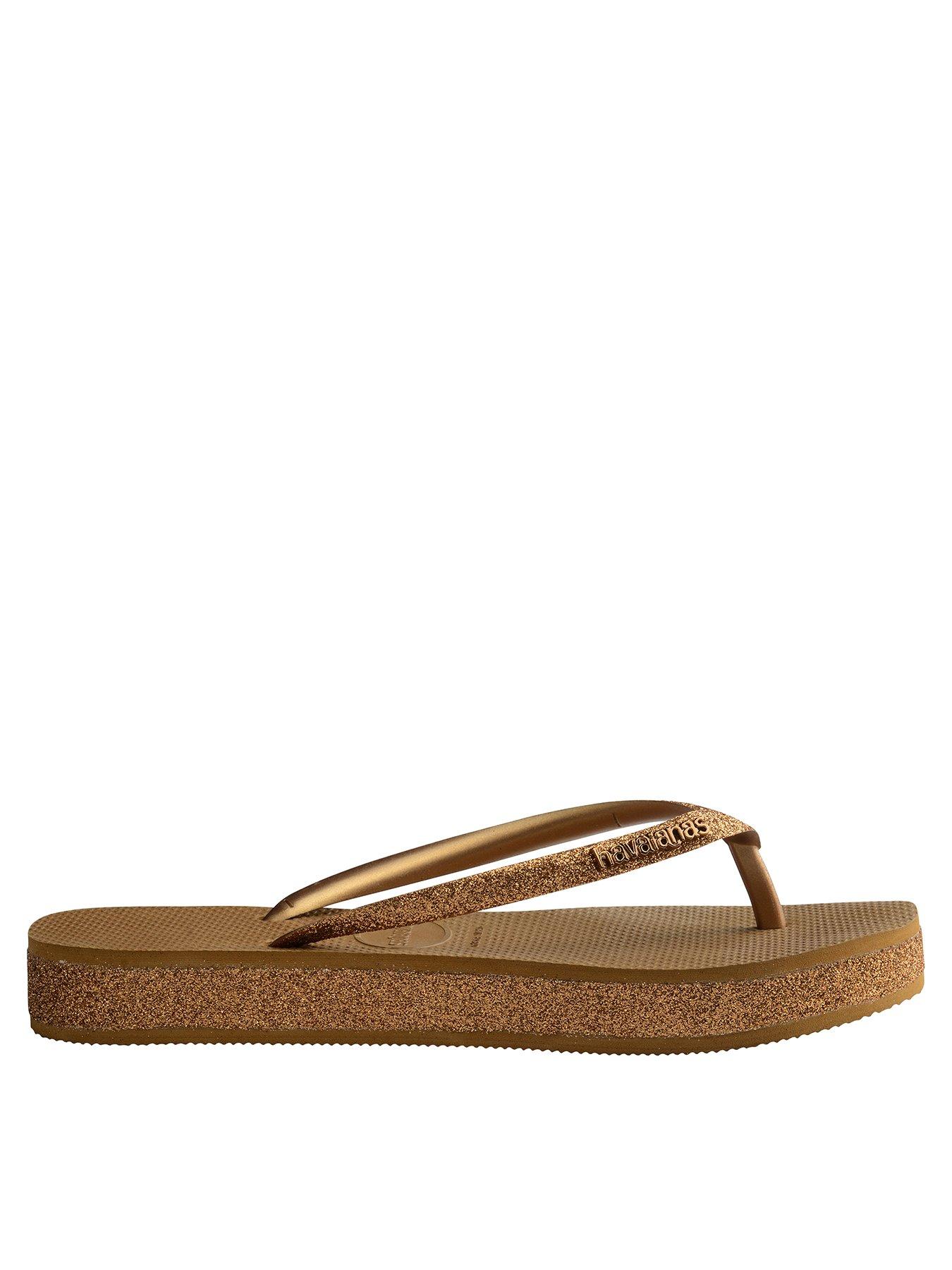 Havaianas Hav. Slim Flatform Sparkle bronze very