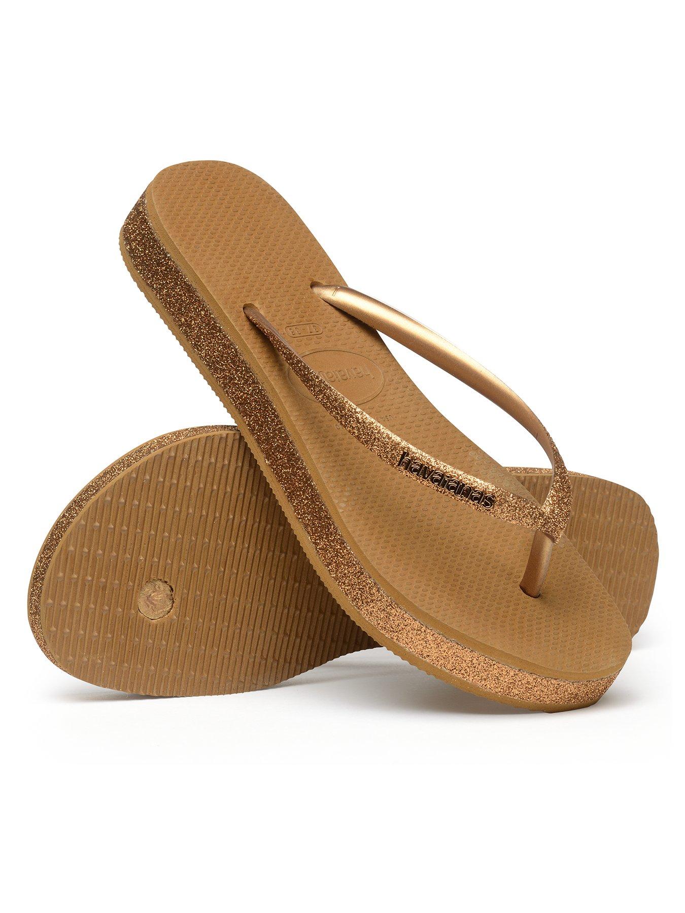 Havaianas Hav. Slim Flatform Sparkle bronze very