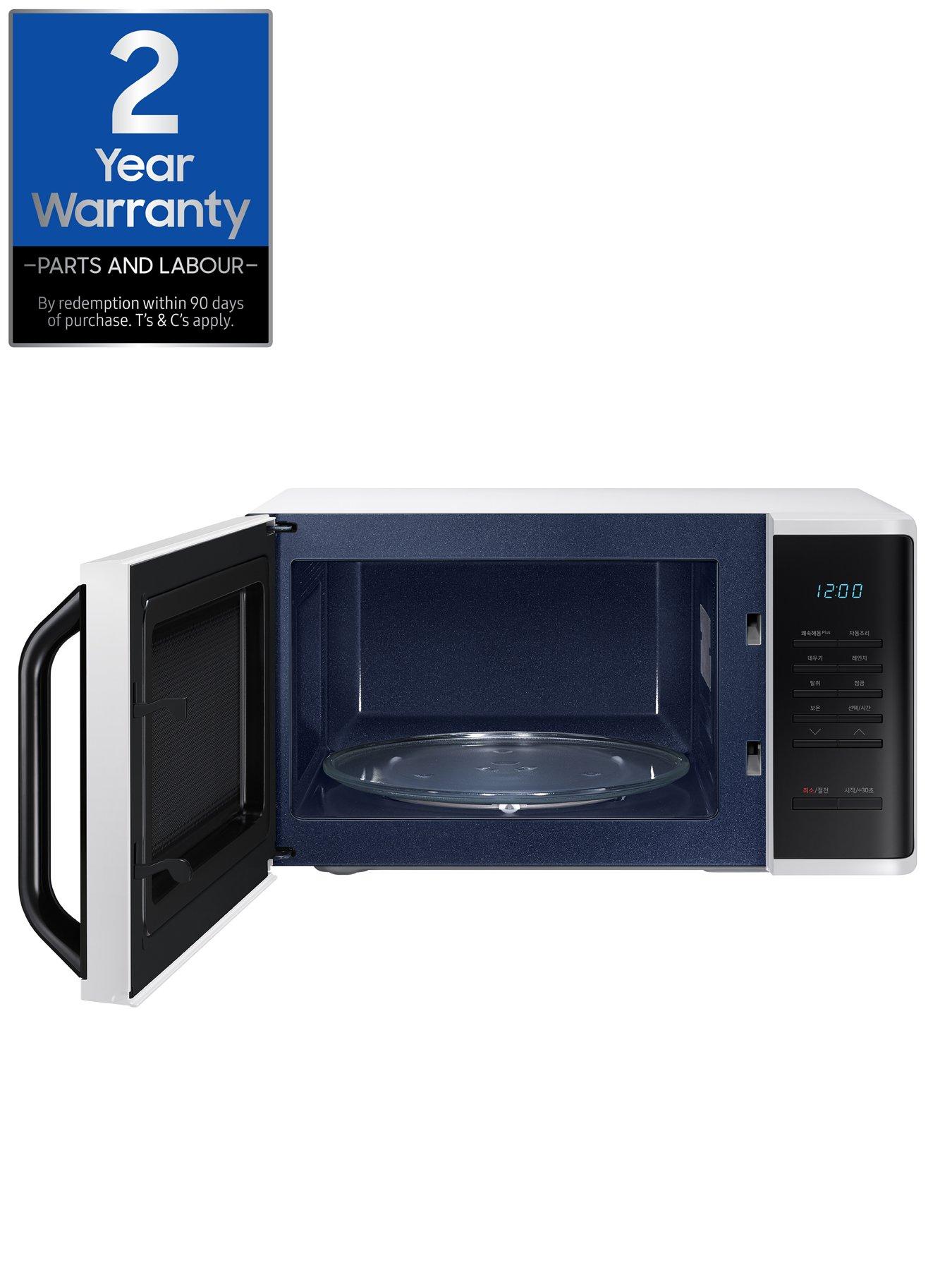 Image 2 of 8 of Samsung MS23K3513AW/EU Solo 23-Litre Microwave with Quick Defrost - White