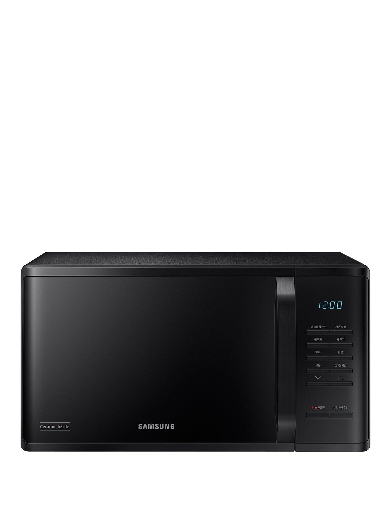 Samsung MS23K3513AK/EU 23 -Litre Solo Microwave with Quick Defrost - Black