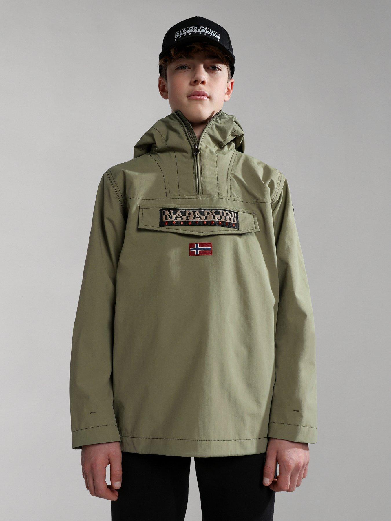 Khaki hot sale napapijri jacket